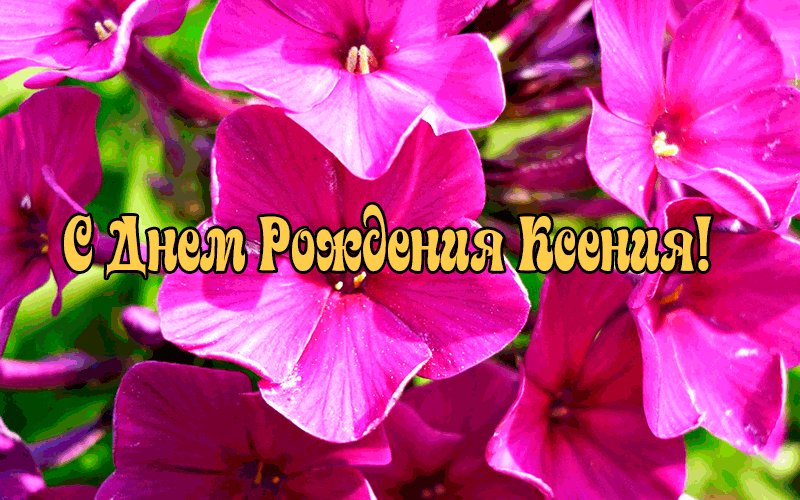 Поздравления Ксении