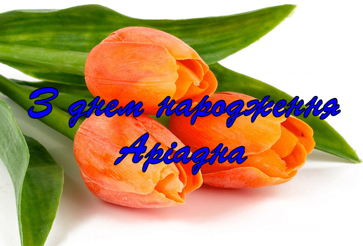 Привітання Аріадні