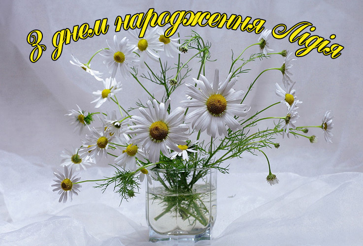 Привітання Лідії